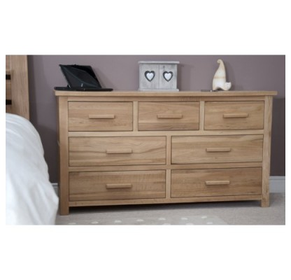 Opus Modern Oak 7 Drawer Multi Chest